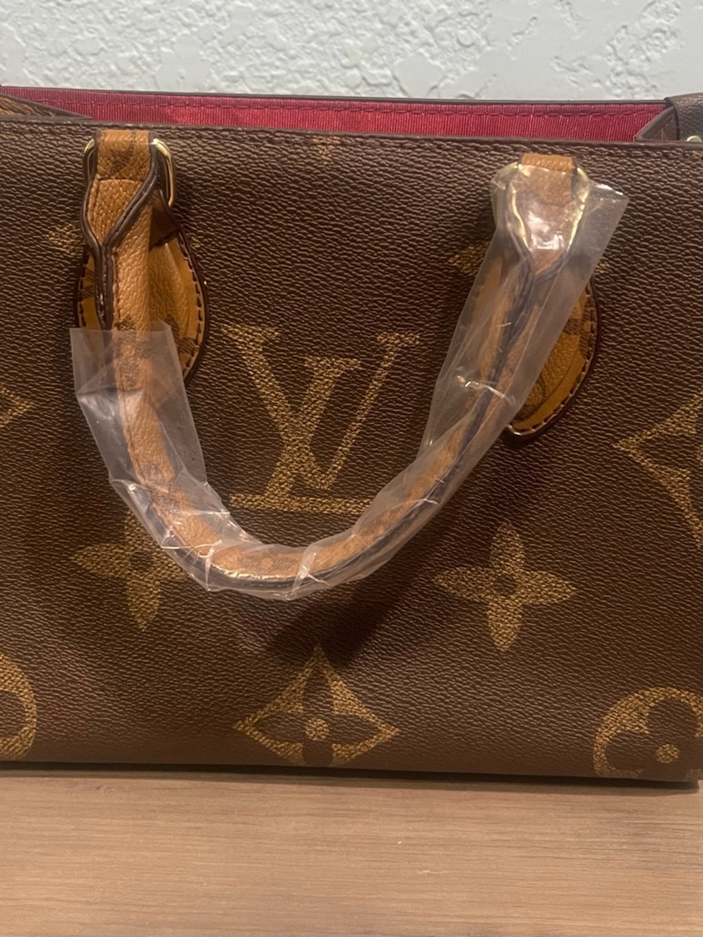 Elegant Monogram Canvas Iconic Reverse Handbag